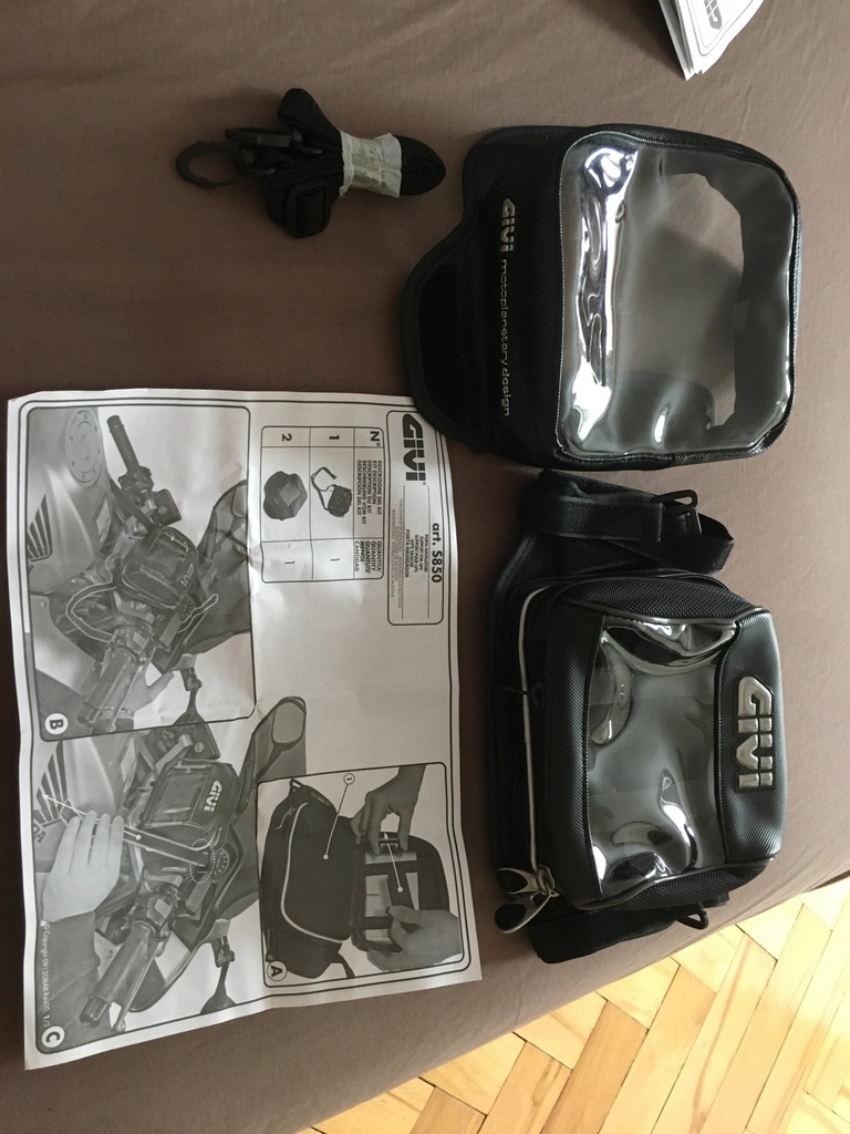 Etui motocyklowe na telefon gps givi s850