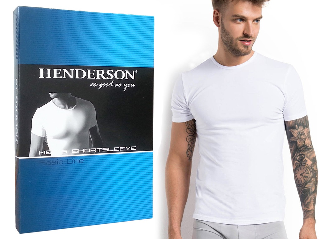 t-shirt męski koszulka HENDERSON , BAWEŁNA , XL