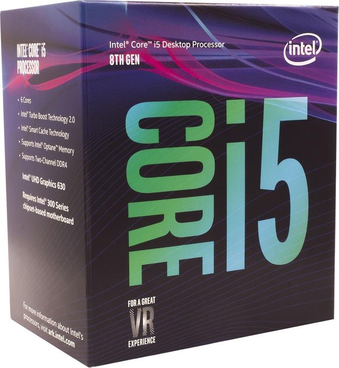 Procesor Intel i5-8400 4Ghz 6 rdzeni BOX na stanie