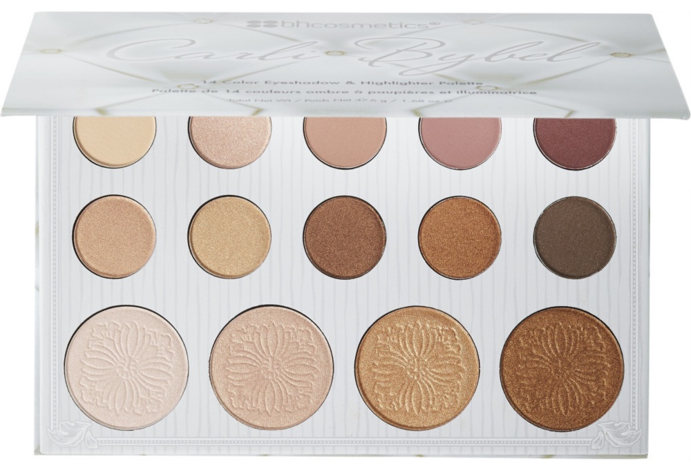 BH COSMETICS CARLI BYBEL PALETA 14 CIENI