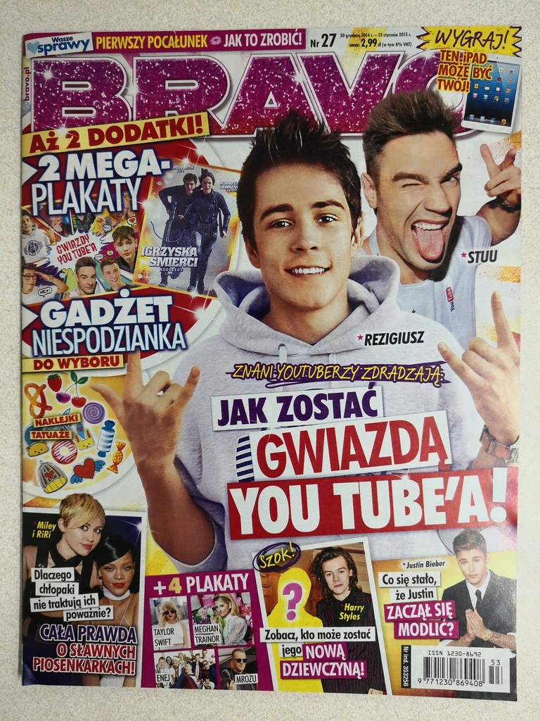 BRAVO NR 27/2014 - REZIGIUSZ / STUU !!!!
