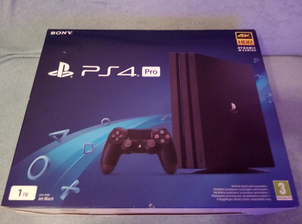 PlayStation4 PS4 1TB PRO Model CUH7116B / GRY 7170255071 oficjalne