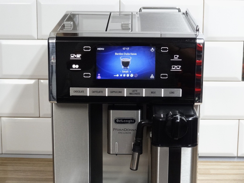 DELONGHI PRIMADONNA EXCLUSIVE INOX TFT 6900 PLMENU 7430374975