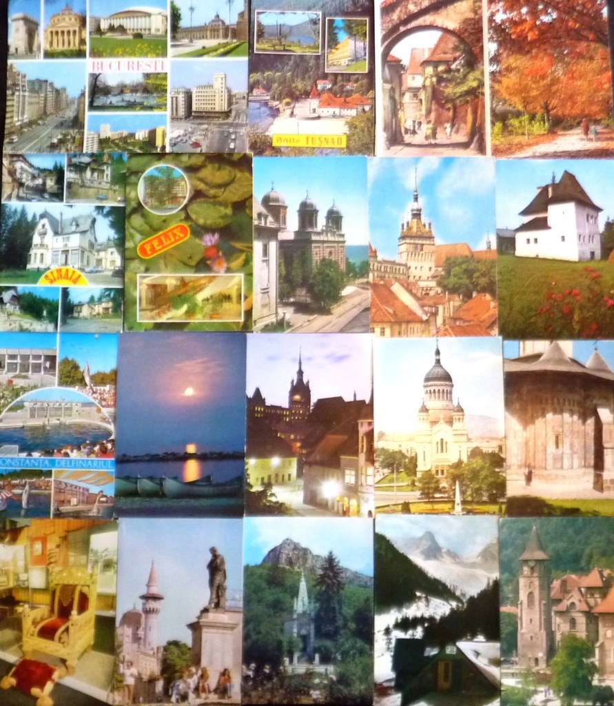 Rumunia - 39 widokówek - pocztówki