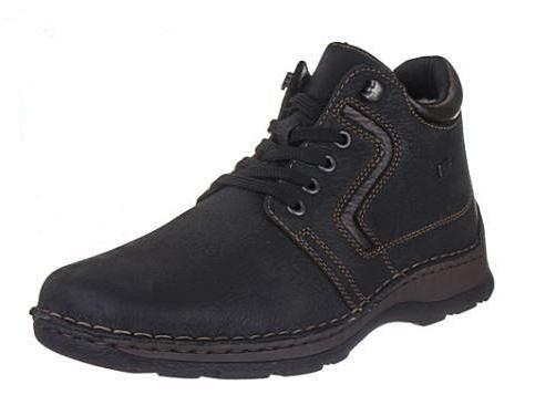Rieker 05338-00 44 czarne buty zimowe trzewiki TEX