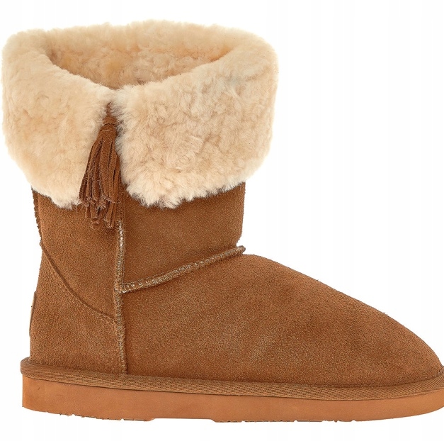 Buty DIJE ze skóry baraniej typu UGG kozaki, 40