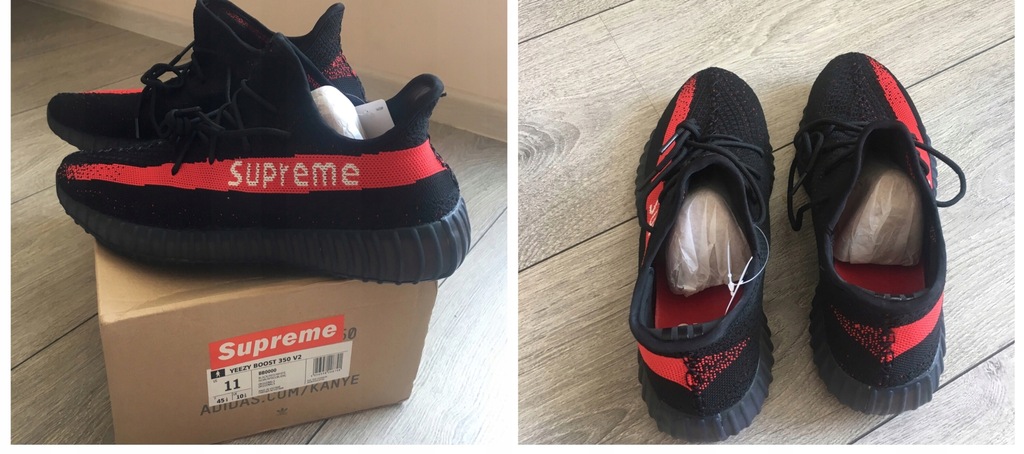 YEEZY Boost 350 V2 SUPREME Custom KANYE WEST - 7571343855