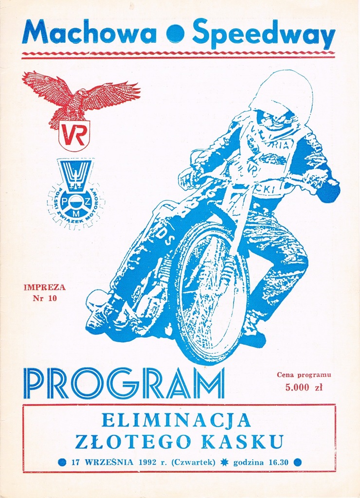 1992 ELIMINACJA ZŁOTEGO KASKU - MACHOWA !!! CZYSTY