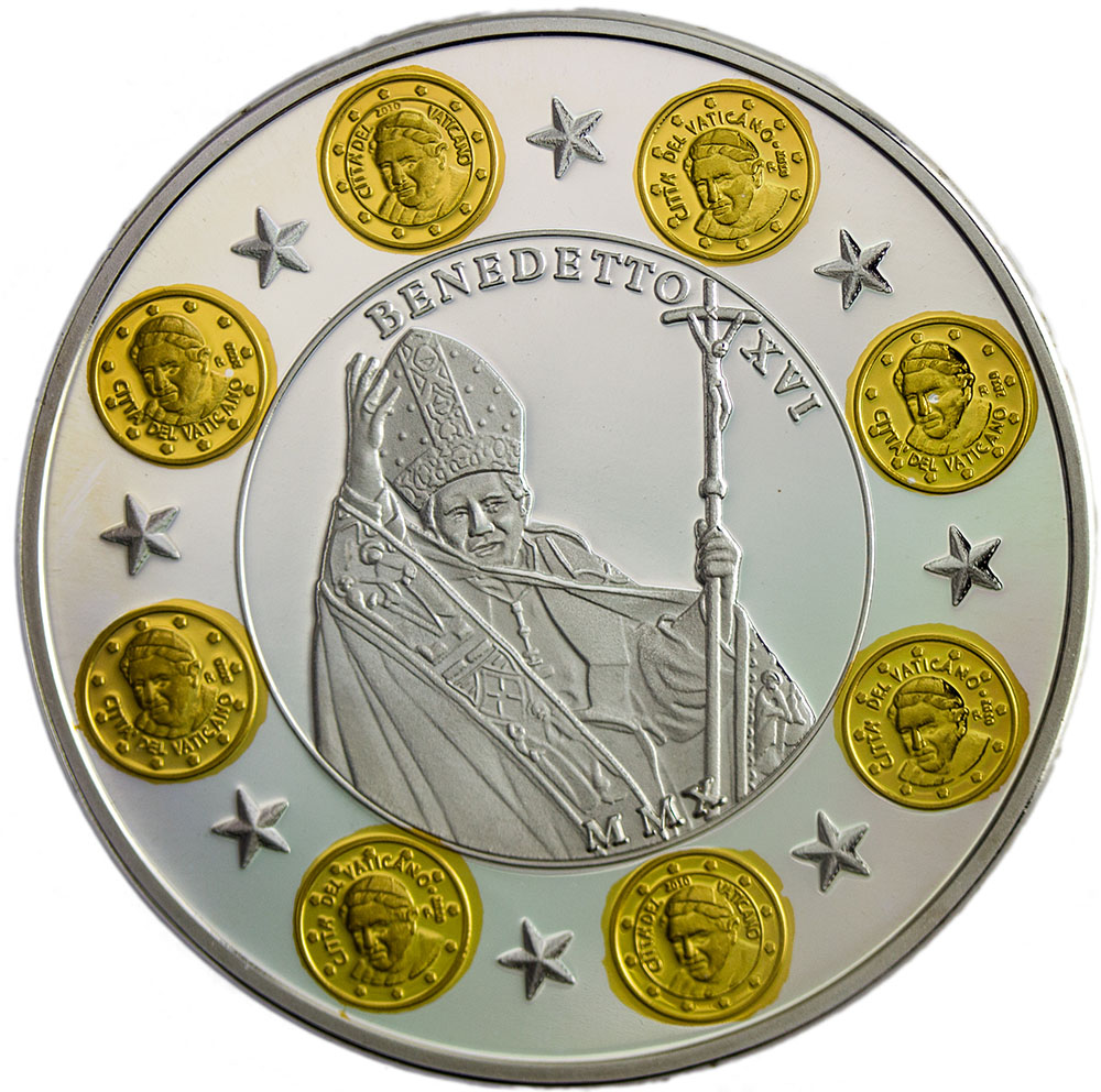 Medal, Waluta Watykanu - Benedykt XVI