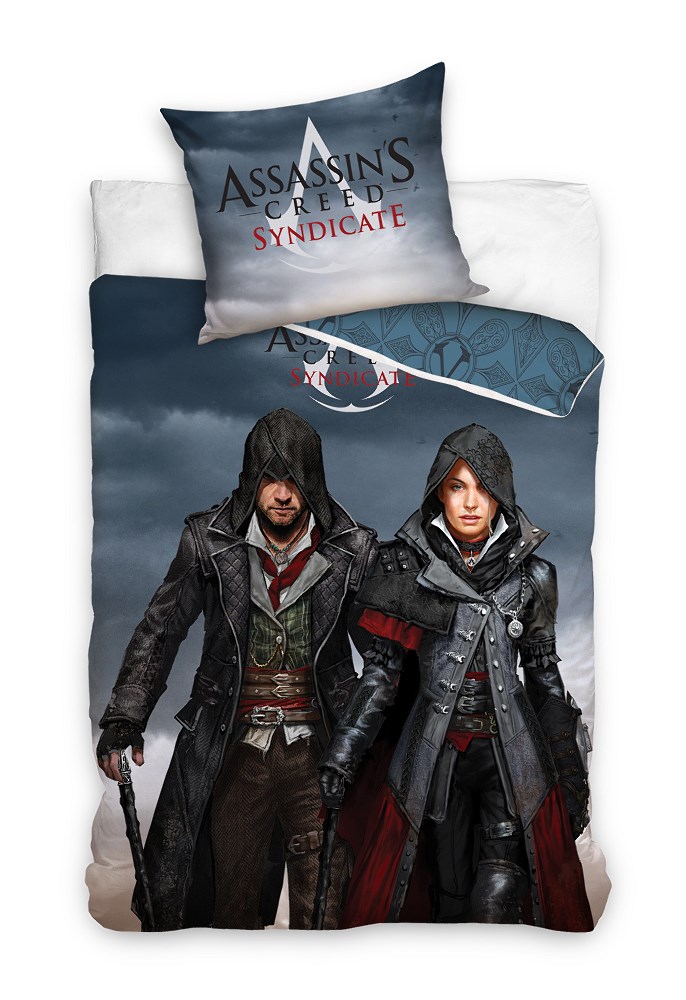 Pościel bawełniana 160x200 Assassins Creed Syndica
