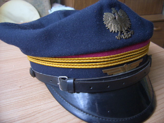 Czapka PKP -maszynisty kolejowego