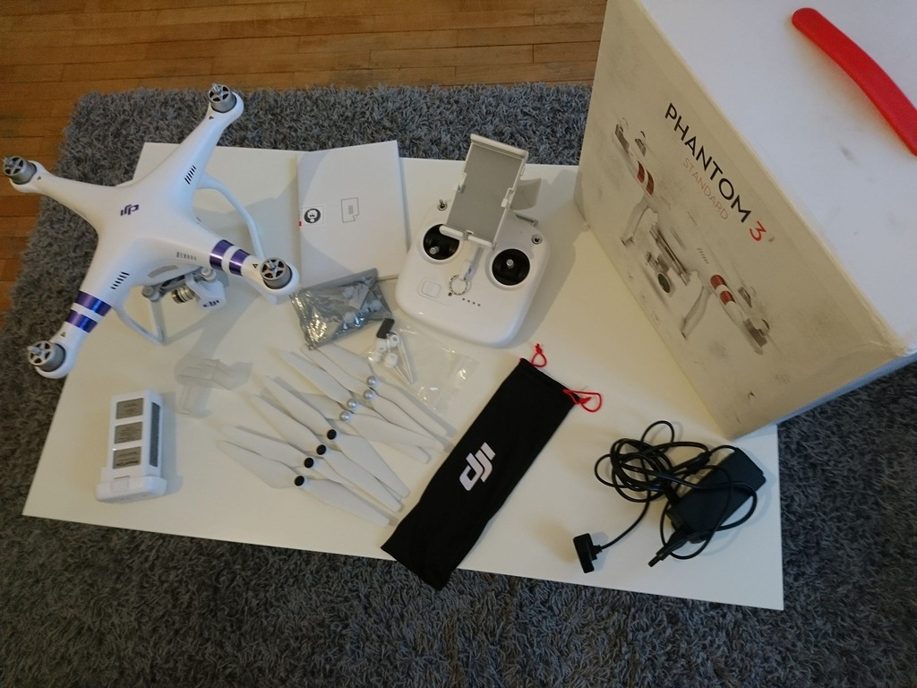DJI Phantom 3 standard stan idealny, jak nowy