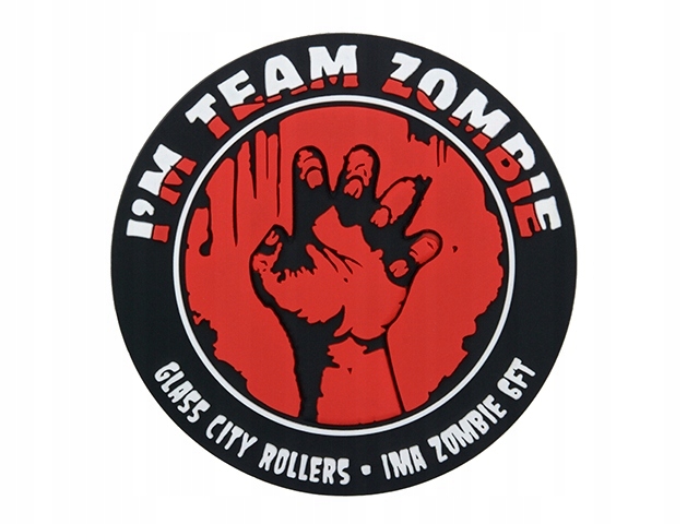 Naszywka Team Zombie PVC - Red [EM]