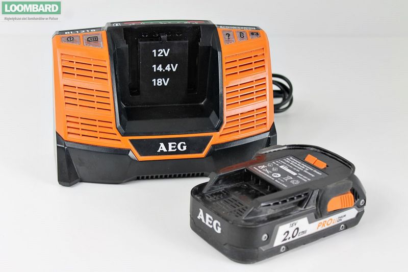 ŁADOWARKA AEG BL1218 Z AKUMULATOREM AEG L1820R PR - 7328760768 ...