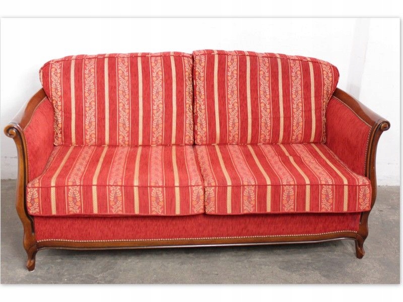 2605 stylowa SOFA kanapa na giętych nogach