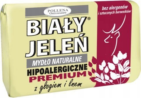 Mydło Biały Jeleń premium z głogiem 100 g