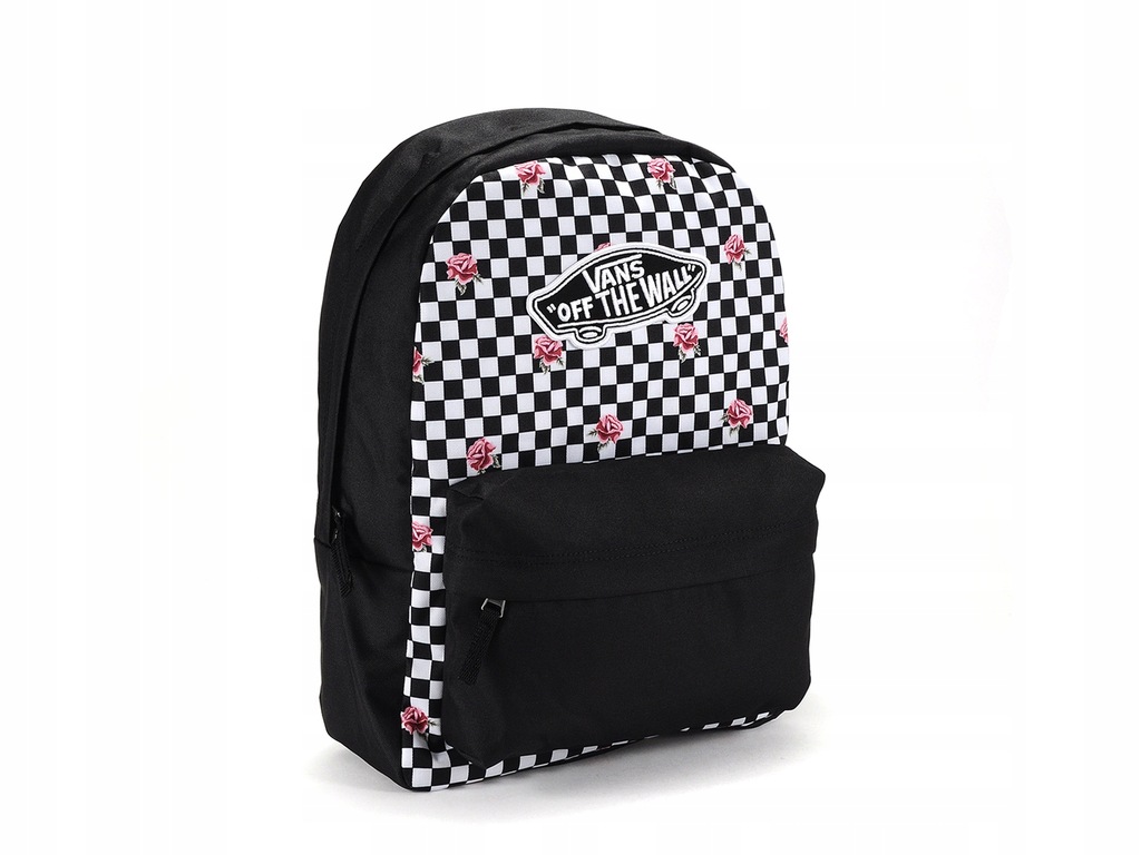vans rose checkerboard backpack