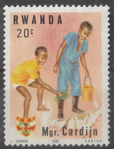 RWANDA - CARDIJN - 1982 - CZYSTY **