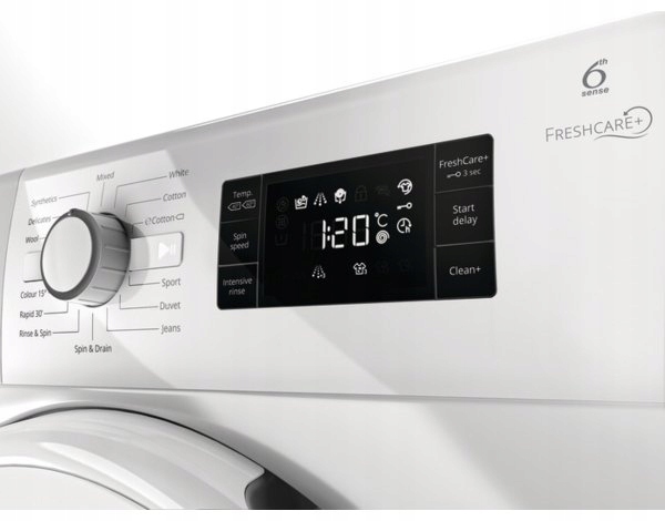 Whirlpool FWSG71253W, 7 kg, FreshCare+, kl.A+++