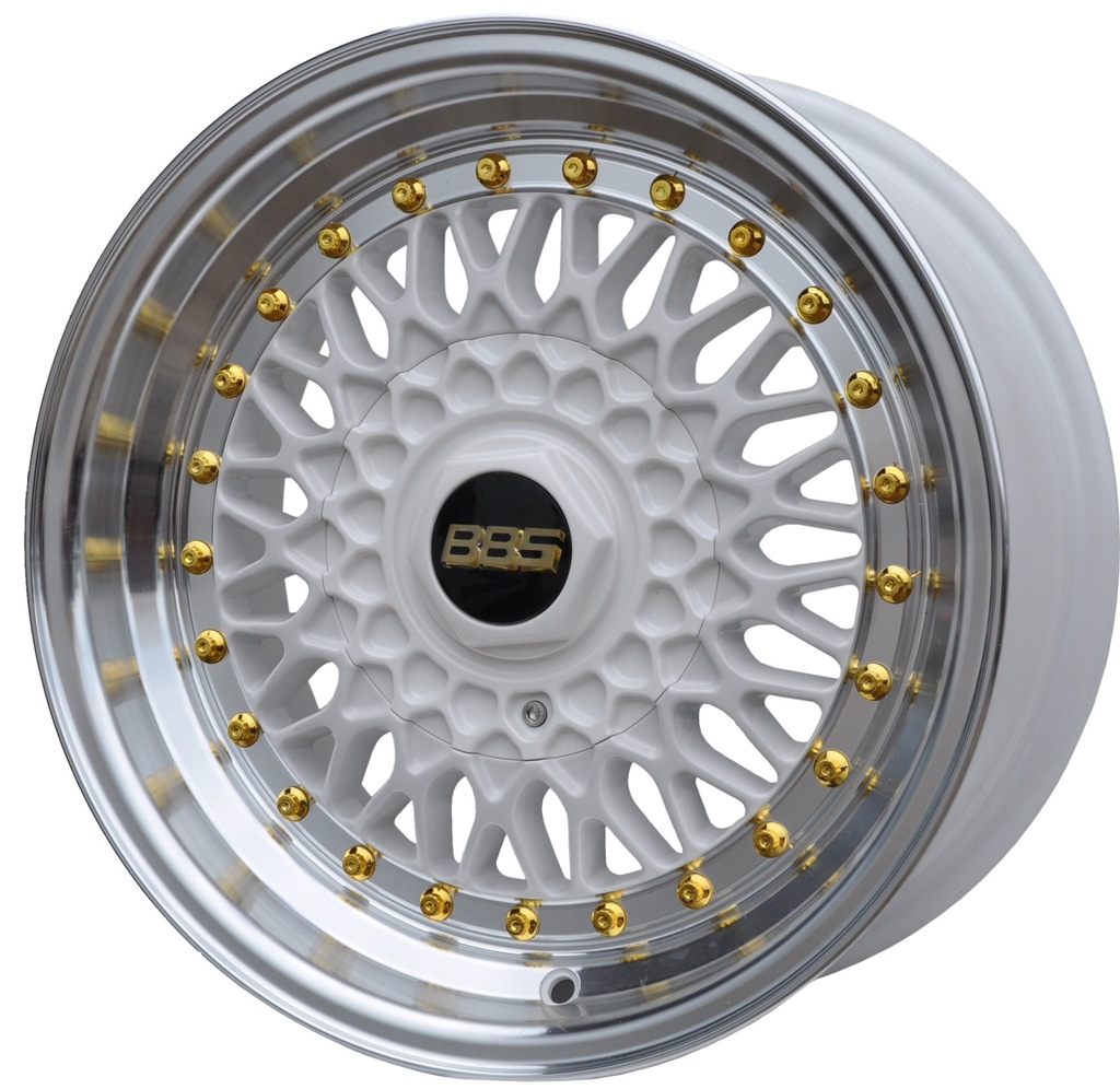 135 BIAŁE FELGI Z RANTEM 15 4x100 NIE BBS RS BMW 3