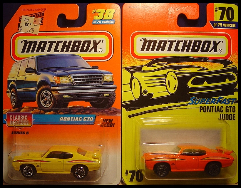 matchbox pontiac gto