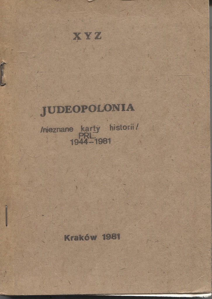 JUDEOPOLONIA Nieznane karty historii PRL 1944-1981