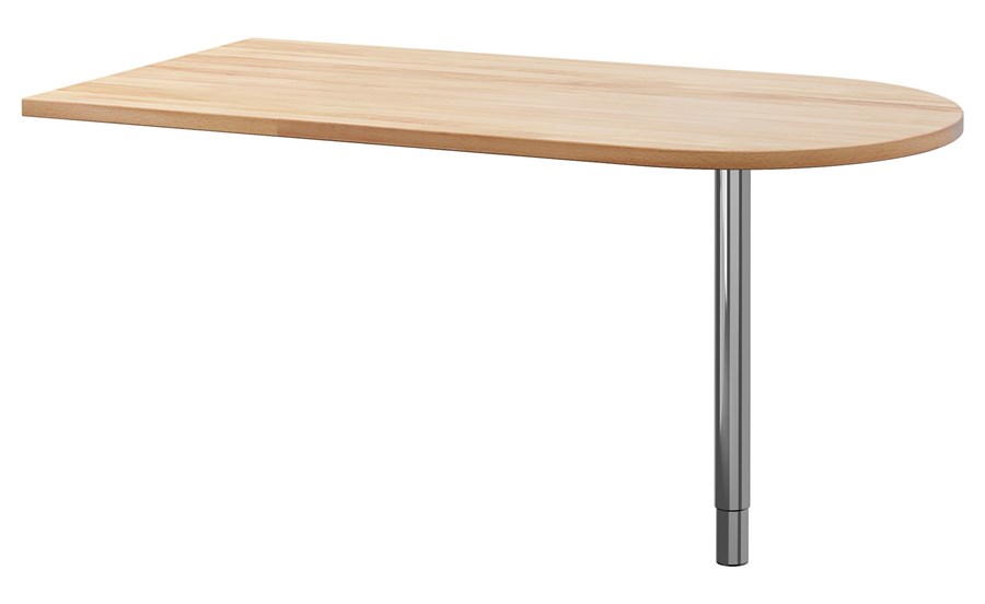 IKEA stół blat GERTON buk jedna regulowana noga