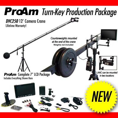 KRAN KAMEROWY WYSIĘGNIK ProAm-R-DVC250