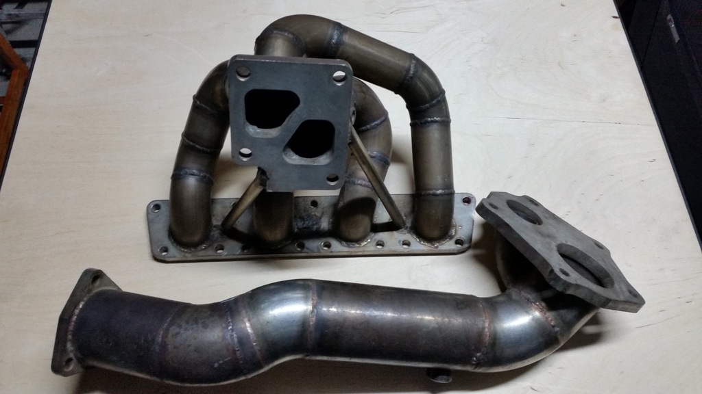 Kolektor + DP pod TD05 do Audi 1.8 T twin scroll