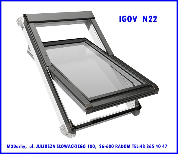 Okno trzyszybowe OKPOL IGOV E2 (PVC)
