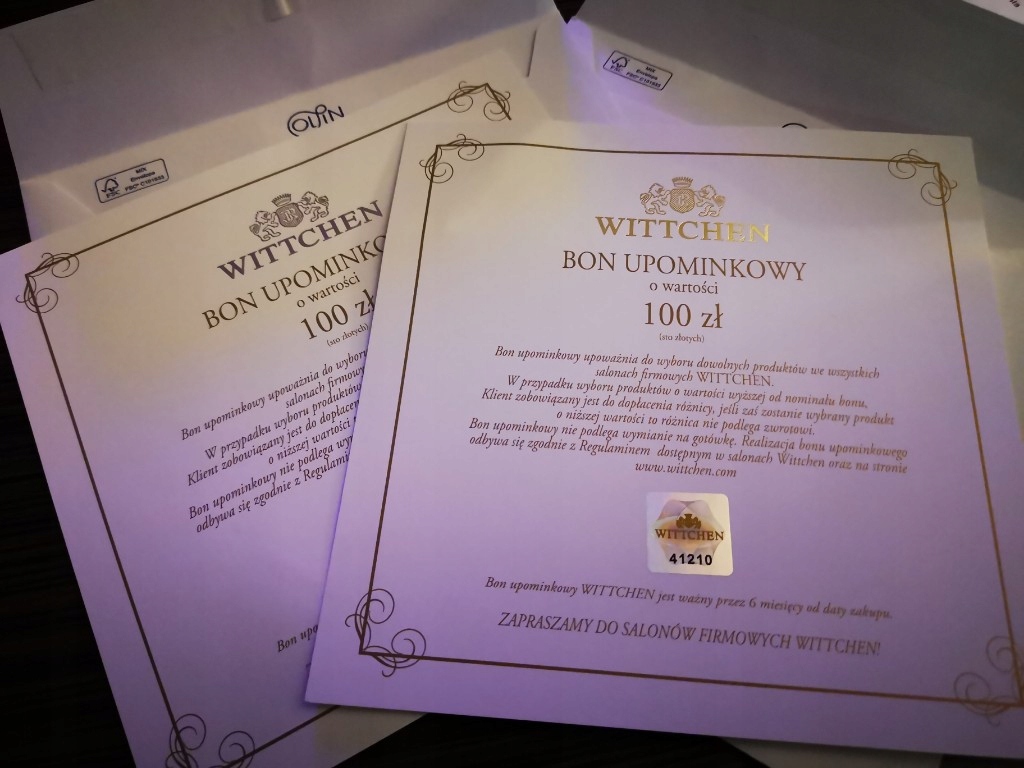 Voucher Wittchen bon upominkowy, podarunkowy