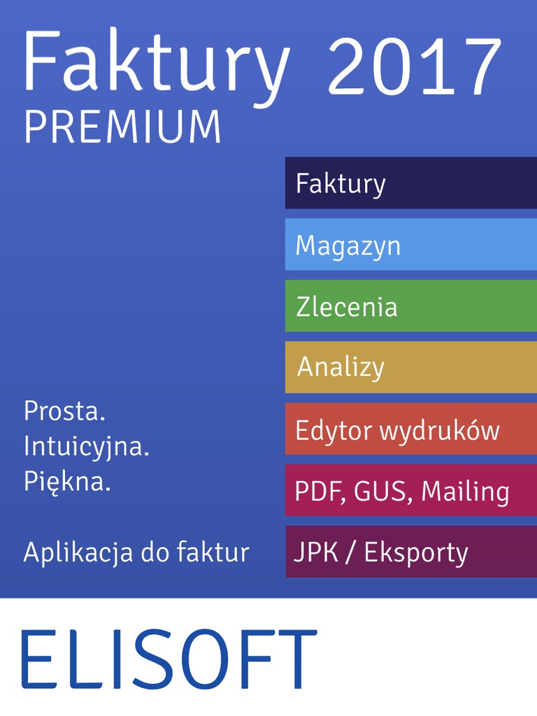 ELISOFT Faktury Premium 2017