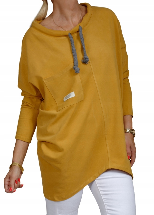 melkabutik CIENKA CURRY BLUZA WIĄZANIE BY LOVE ME