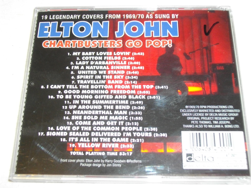 Elton John Chartbusters Go Pop CD 7241444854 oficjalne archiwum