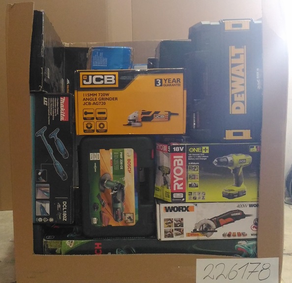 MIX PALETA NARZĘDZIA MAC, MAKITA, JCB NIEMCY HUR