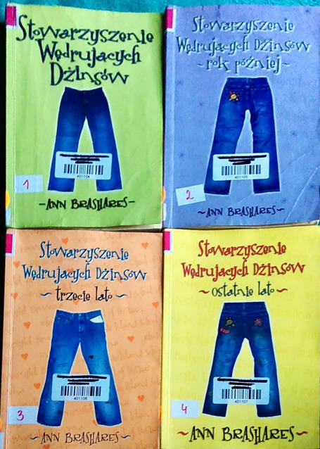 Stowarzyszenie wędrujących dżinsów 4 tomy komplet