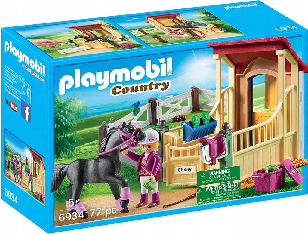 Playmobil Country 6934 Boks dla konia Araba 24H