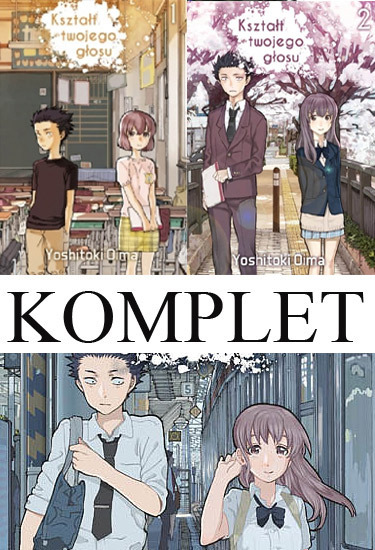 KSZTAŁT TWOJEGO GŁOSU TOMY 1-4 KOMPLET PL, NOWE