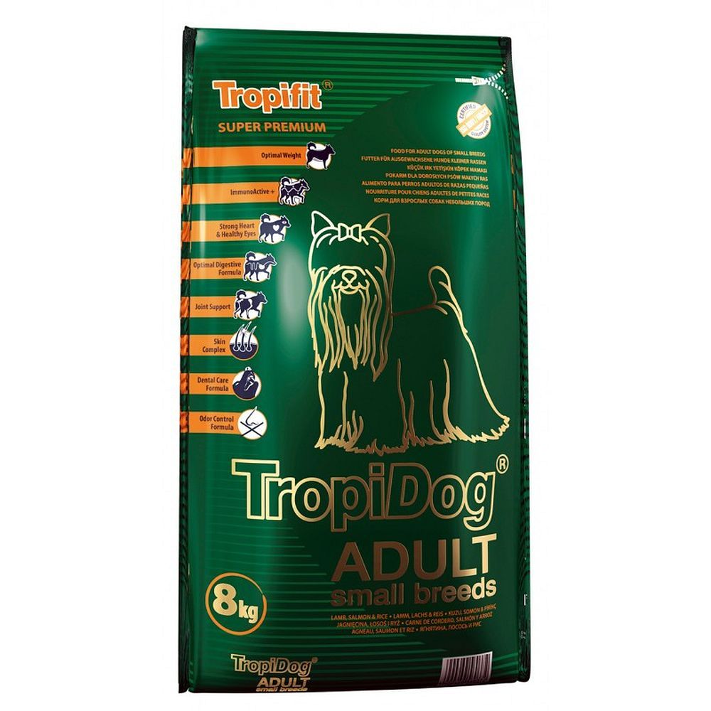 TROPIDOG SUPER PREMIUM Adult Small Lamb 8kg