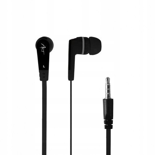 Słuchawki douszne z mikrofonem S2B czarne smartpho
