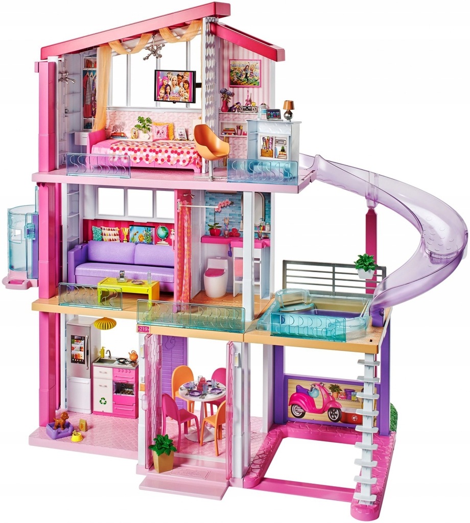 Дом для куклы Barbie дом мечты fhy73
