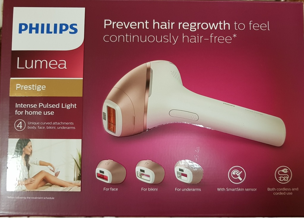 Depilator PHILIPS Lumea Prestige BRI956/00 NOWY !