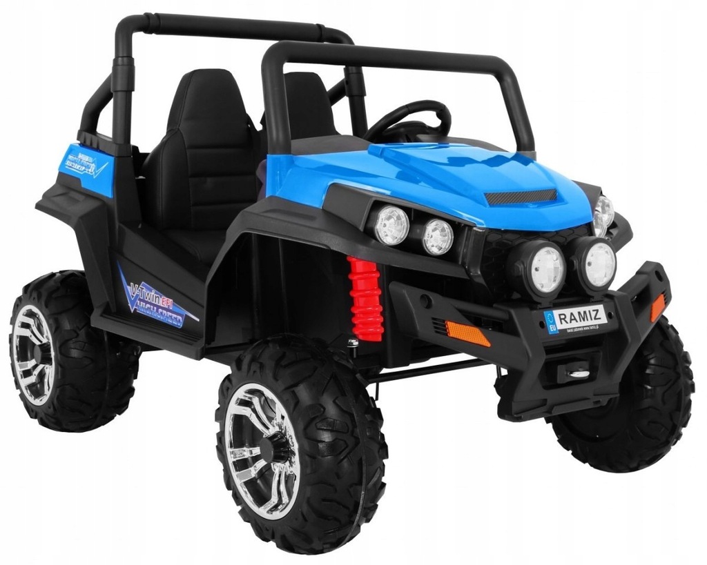 BUGGY Raptor 4X4 PILOT RADIO rejestracja niebieski