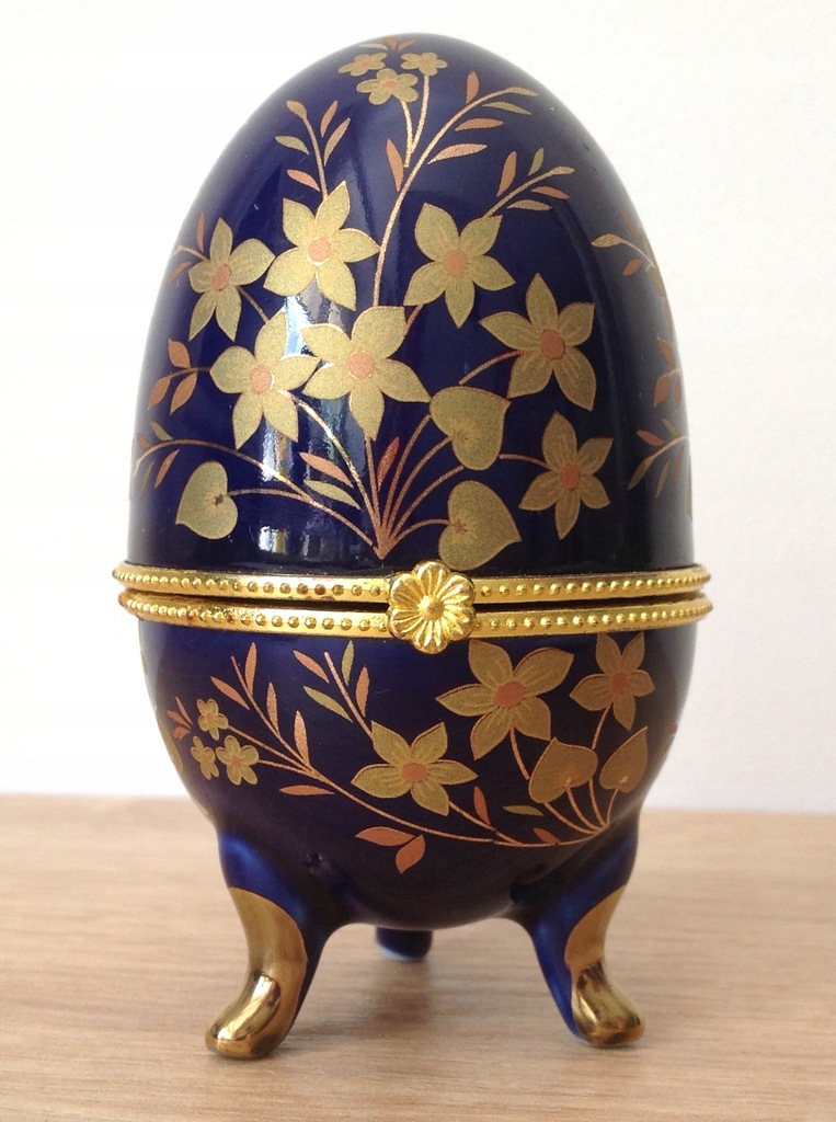 Porcelanowe jajko stylizowane na Faberge noweTANIO