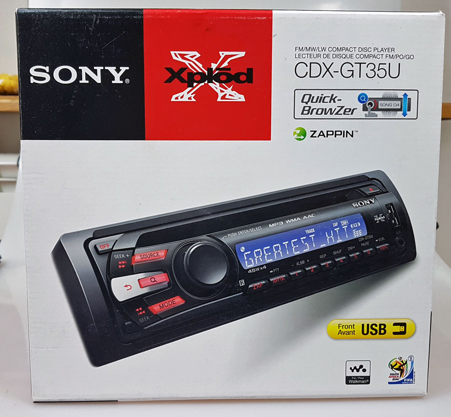 Radio Sony Xplod CD MP3 USB 4x45W 