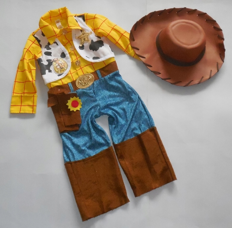 Toy Story Szeryf Chudy Kostium i Kapelusz 2/3 lata