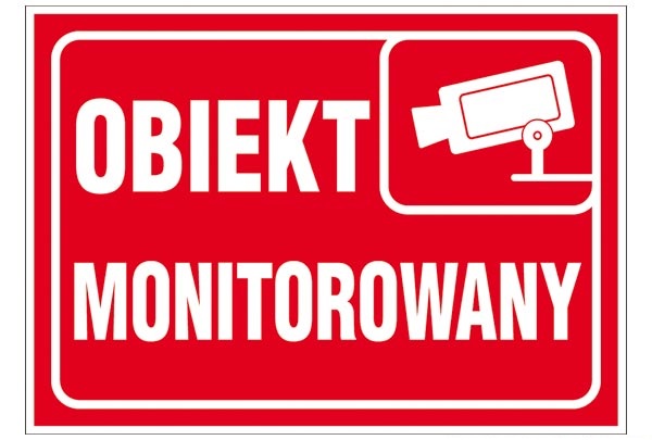 TABLICA TABLICZKA OBIEKT MONITOROWANY MONITORING