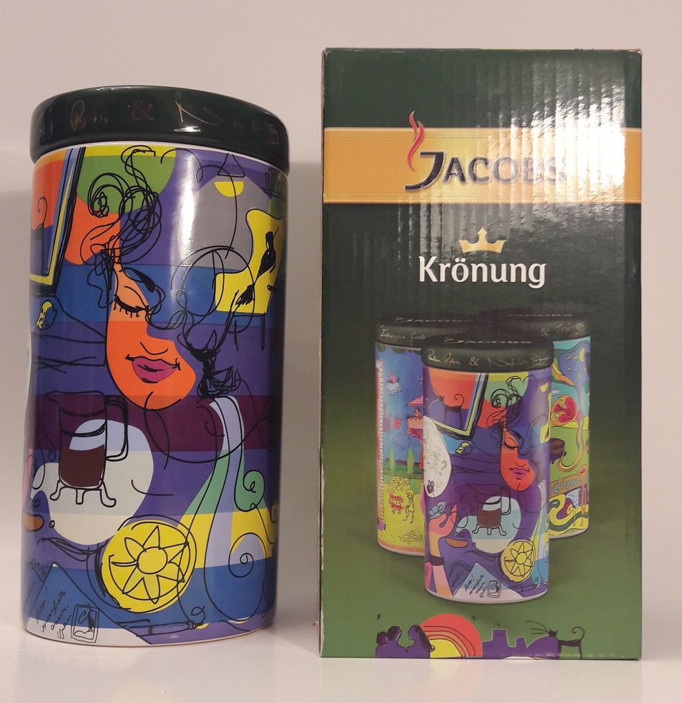 Ceramiczny pojemnik do kawy Puszka Jacobs