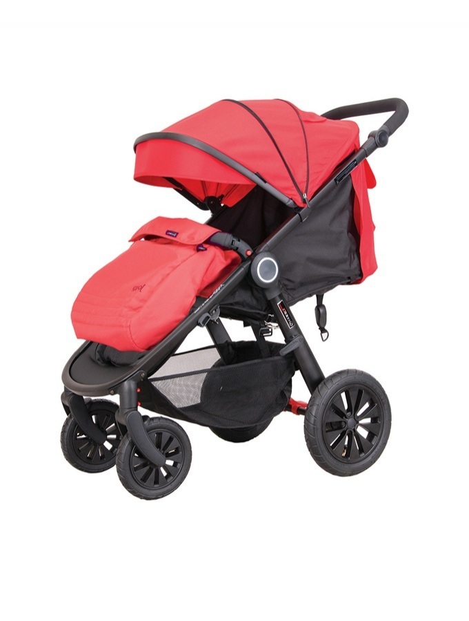 COLETTO JOGGY WÓZEK SPACEROWY CZERWONY / BLACK