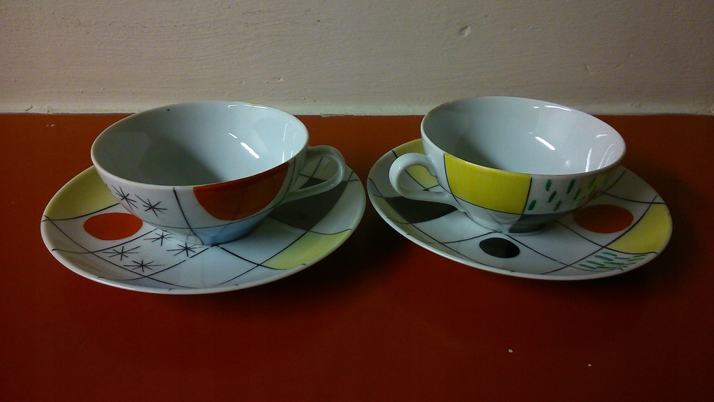 Stara filiżanka porcelana Wawel design 60 PRL